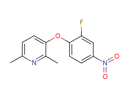 3-(2-fluoro-4-nitro-phenoxy)-2,6-dimethyl-pyridine