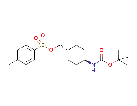 ((1r,4r)-4-(tert-butoxycarbonylamino)cyclohexyl)methyl 4-methylbenzene-sulfonate