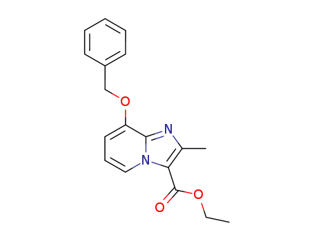 8-Benzyloxy-2-methyl-imidazo[1,2-a]pyridine-3-carboxylic acid ethyl ester