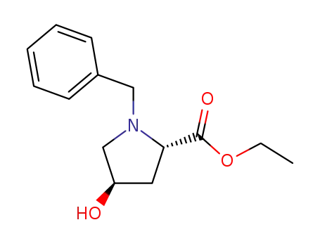 L-Proline, 4-hydroxy-1-(phenylmethyl)-, ethyl ester, (4R)-