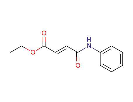 Molecular Structure of 87321-68-4 (2-Butenoic acid, 4-oxo-4-(phenylamino)-, ethyl ester, (E)-)