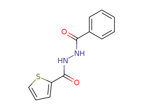 Molecular Structure of 113643-89-3 (N'-benzoyl-2-thiophenecarbohydrazide)