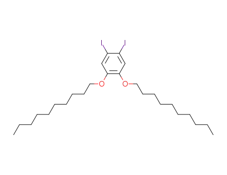Molecular Structure of 155259-28-2 (1,2-DIIODO-4,5-(DIDECYLOXY)BENZENE)