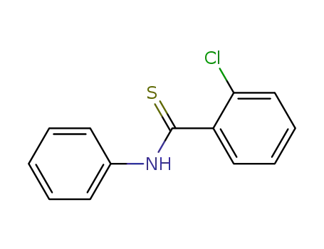Molecular Structure of 22978-30-9 (Benzenecarbothioamide, 2-chloro-N-phenyl-)