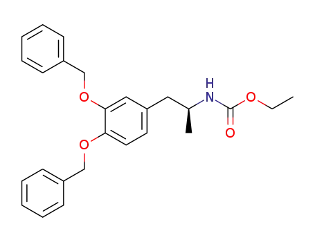 (S)-N-ethoxycarbonyl-1-(3,4-dibenzyloxyphenyl)-2-aminopropane