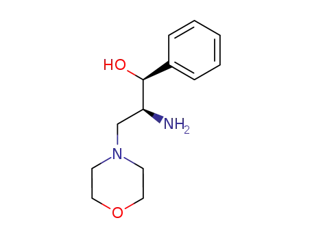 Molecular Structure of 193545-66-3 ((1S,2S)-2-amino-3-morpholino-1-phenyl-1-propanol)