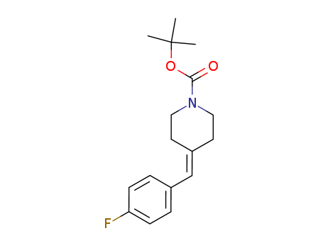 1-Piperidinecarboxylic acid, 4-[(4-fluorophenyl)methylene]-,
1,1-dimethylethyl ester