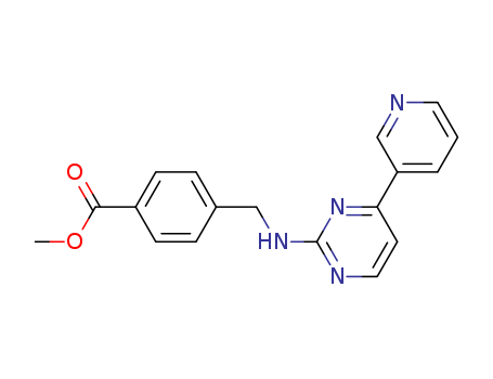 Benzoic acid, 4-[[[4-(3-pyridinyl)-2-pyrimidinyl]amino]methyl]-, methyl
ester