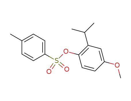 Phenol, 4-methoxy-2-(1-methylethyl)-, 4-methylbenzenesulfonate