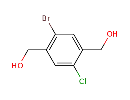 (2-bromo-5-chloro-4-hydroxymethylphenyl)methanol