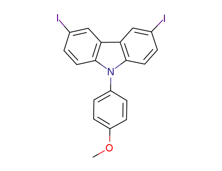 9H-Carbazole, 3,6-diiodo-9-(4-methoxyphenyl)-