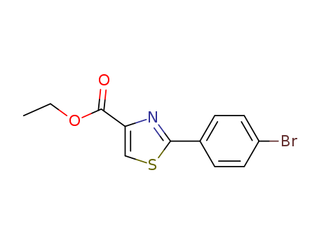 2-(4-Bromophenyl)thiazole-4-carboxylic acid ethyl ester cas no. 885278-75-1 98%