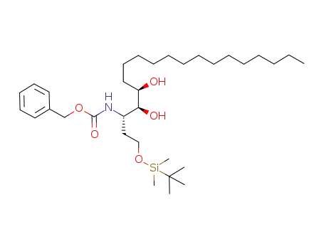 (3S,4S,5R)-1-O-(tert-butyldimethylsilyl)-3-[(benzyloxycarbonyl)amino]-4,5-nonadecanediol