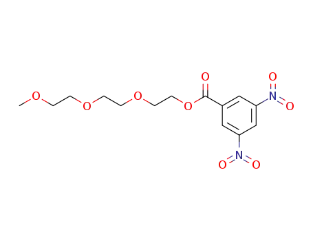 Molecular Structure of 93310-27-1 (2‐[2‐(2‐methoxyethoxy)ethoxy]ethyl 3,5‐dinitrobenzoate)