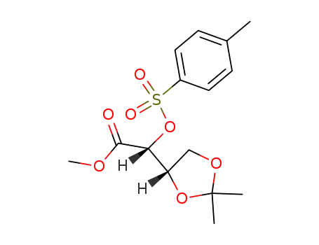methyl (2R,3S)-3,4-O-isopropylidene-2,3,4-trihydroxy-2-O-(p-toluenesulfonyl)butanoate