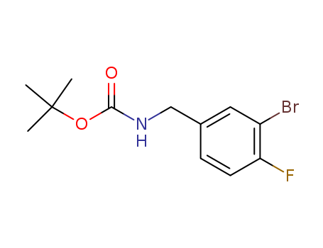 tert-butyl N-[(3-bromo-4-fluorophenyl)methyl]carbamate