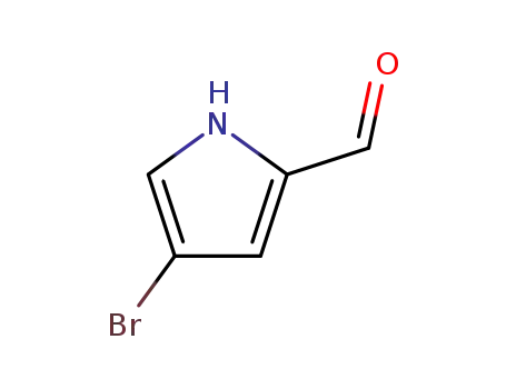 Molecular Structure of 931-33-9 (4-BROMOPYROLE-2-CARBOXALDEHYDE)
