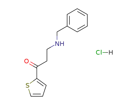 3-(benzylamino)-1-(thiophen-2-yl)propan-1-one hydrochloride