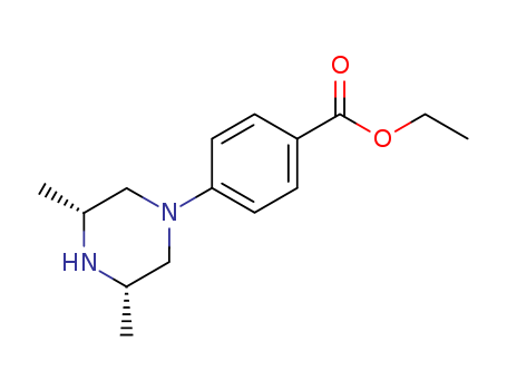 ethyl 4-((3S,5R)-3,5-dimethylpiperazin-1-yl)benzoate