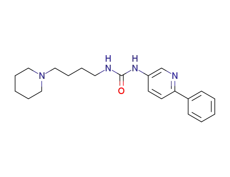 Molecular Structure of 1204606-98-3 (1-(6-phenylpyridin-3-yl)-3-(4-piperidin-1-ylbutyl)urea)