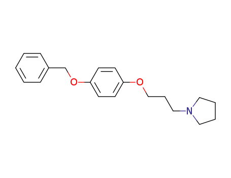 Pyrrolidine, 1-[3-[4-(phenylmethoxy)phenoxy]propyl]-