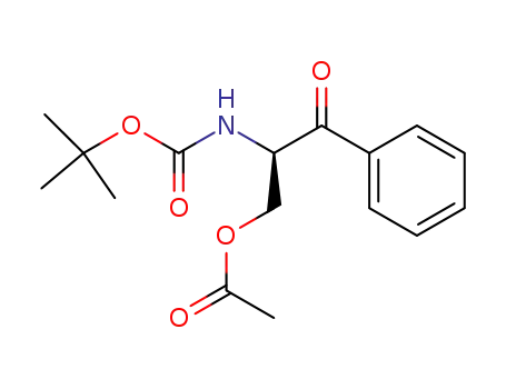 (2R)-2-(tert-butoxycarbonylamino)-3-oxo-3-phenylpropyl acetate