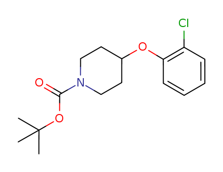 tert-Butyl 4-(2-chlorophenoxy)piperidine-1-carboxylate cas  552868-10-7