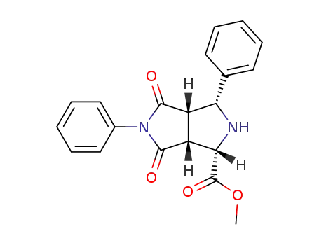 methyl (1RS,3SR,3aRS,6aSR)-3,5-diphenyl-4,6-dioxooctahydropyrrolo[3,4-c]pyrrole-1-carboxylate