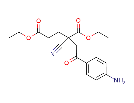 Pentanedioic acid, 2-[2-(4-aminophenyl)-2-oxoethyl]-2-cyano-,
1,5-diethyl ester