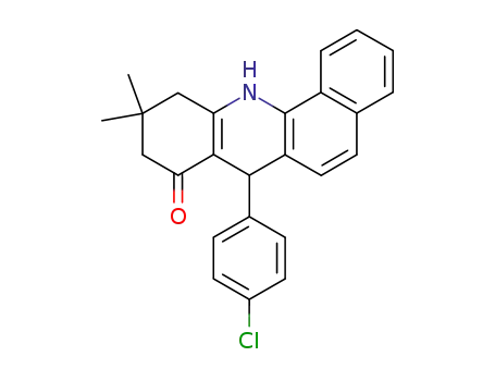 Benz[c]acridin-8(9H)-one,
7-(4-chlorophenyl)-7,10,11,12-tetrahydro-10,10-dimethyl-