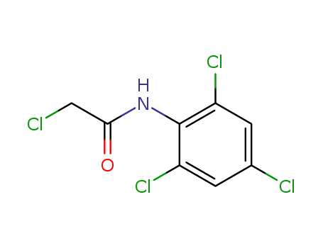 Molecular Structure of 22303-34-0 (2-CHLORO-N-(2,4,6-TRICHLOROPHENYL)ACETAMIDE)