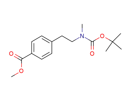 methyl 4-(2-((tert-butoxycarbonyl)(methyl)amino)ethyl)benzoate