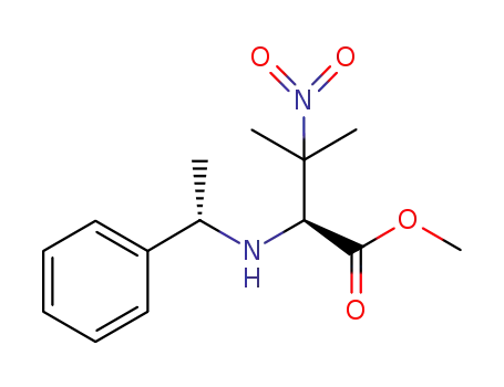 (S)-methyl 3-methyl-3-nitro-2-(((S)-1-phenylethyl)amino)butanoate