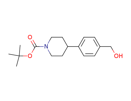 tert-butyl 4-(4-(hydroxymethyl)phenyl)piperidine-1-carboxylate