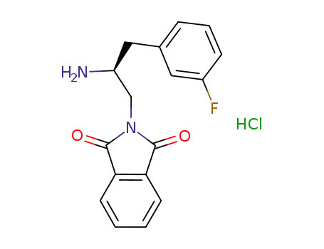 2-[(2S)-2-amino-3-(3-fluorophenyl)propyl]-1H-isoindole-1,3(2H)-dione hydrochloride