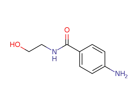 Molecular Structure of 54472-45-6 (4-Amino-N-(2-hydroxyethyl)benzamide)