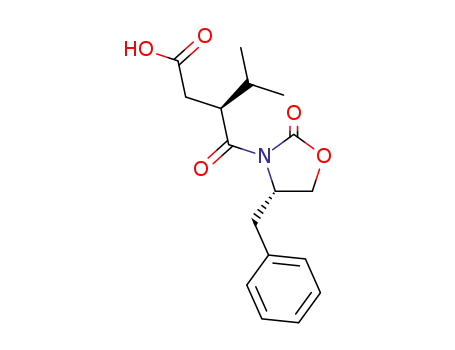(S)-3-((S)-4-benzyloxazolidin-2-on-3-yl)-carbonyl-4-methyl pentanoic acid