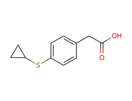 2-(4-(cyclopropylthio)phenyl)acetic acid