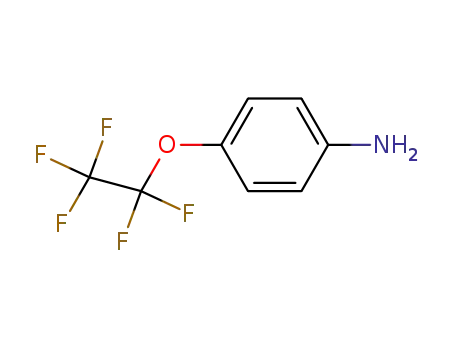 Molecular Structure of 717-85-1 (Benzenamine, 4-(pentafluoroethoxy)-)