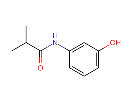Molecular Structure of 55791-88-3 (N-(3-Hydroxyphenyl)-2-methylpropionamide)