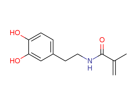 2-Propenamide, N-[2-(3,4-dihydroxyphenyl)ethyl]-2-methyl- (9CI)