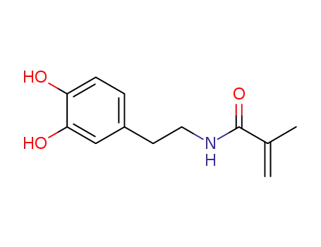 2-Propenamide, N-[2-(3,4-dihydroxyphenyl)ethyl]-2-methyl- (9CI)
