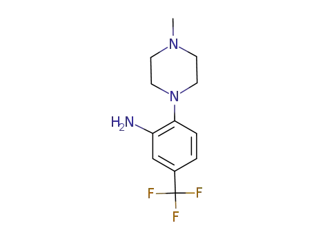 Molecular Structure of 685853-98-9 (2-(4-METHYLPIPERAZIN-1-YL)-5-(TRIFLUOROMETHYL)ANILINE)