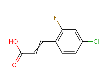 Factory Supply 4-Chloro-2-fluorocinnamic acid