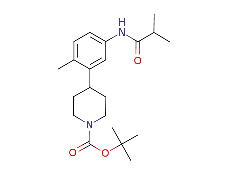4-(5-isobutyrylamino-2-methylphenyl)piperidine-1-carboxylic acid tert-butyl ester