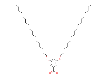 Molecular Structure of 156447-54-0 (Benzoic acid, 3,5-bis(octadecyloxy)-, methyl ester)
