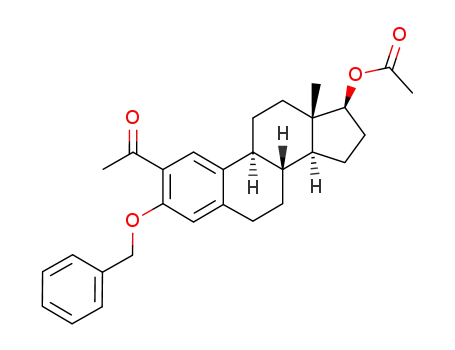 2-acetyl-3-benzyloxyestra-1,3,5(10)-triene-17β-ol 17-acetate