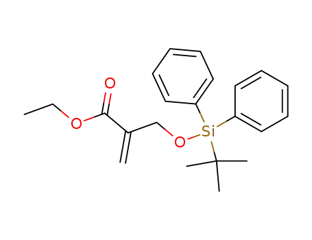 2-Propenoic acid, 2-[[[(1,1-dimethylethyl)diphenylsilyl]oxy]methyl]-, ethyl
ester