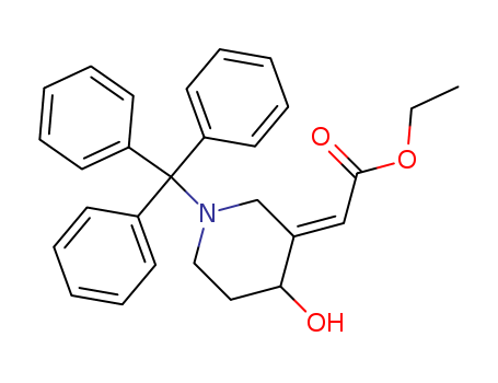 rac- (2E)-3-[(Ethoxycarbonyl)methylene]-1-trityl-4-piperidinol