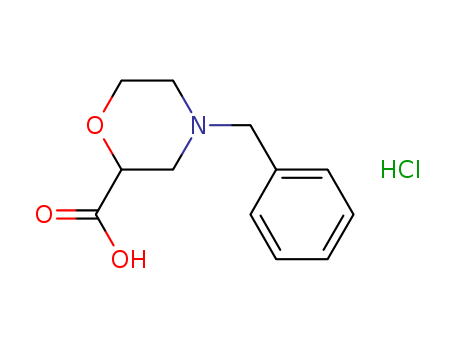 4-BENZYL-2-MORPHOLINECARBOXYLIC ACID HYDROCHLORIDE